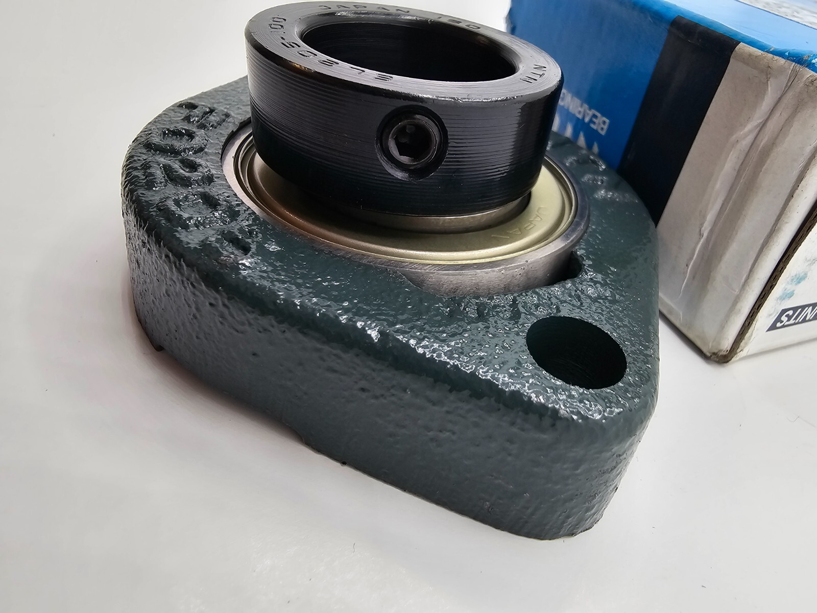 (QTY 2) NTN Flanged Housing & Bearing Unit AELFD205-100W3