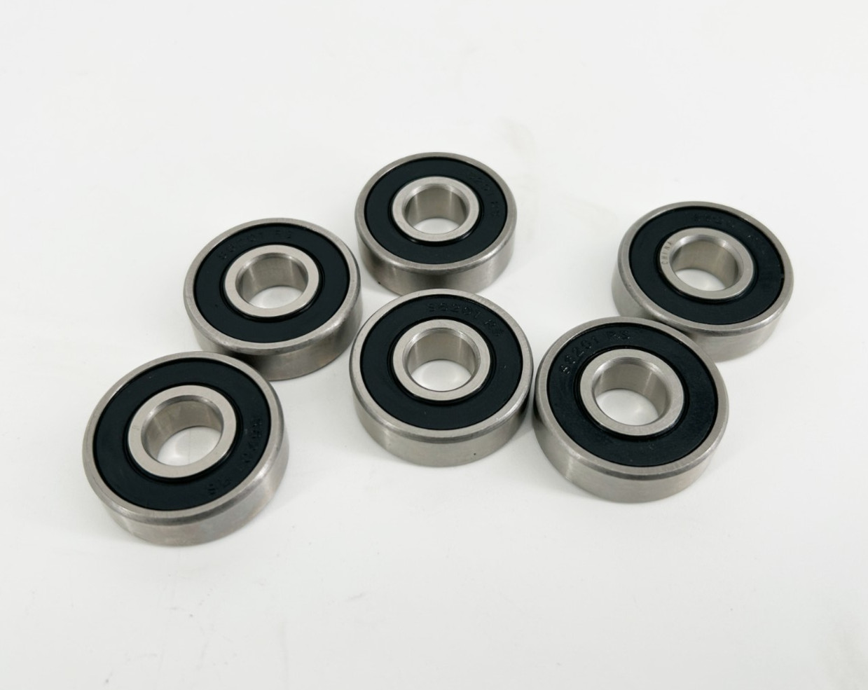 Lot of 6 New S6201-RS Bearings 32mm OD 12mm Bore 10mm Wide – No Box