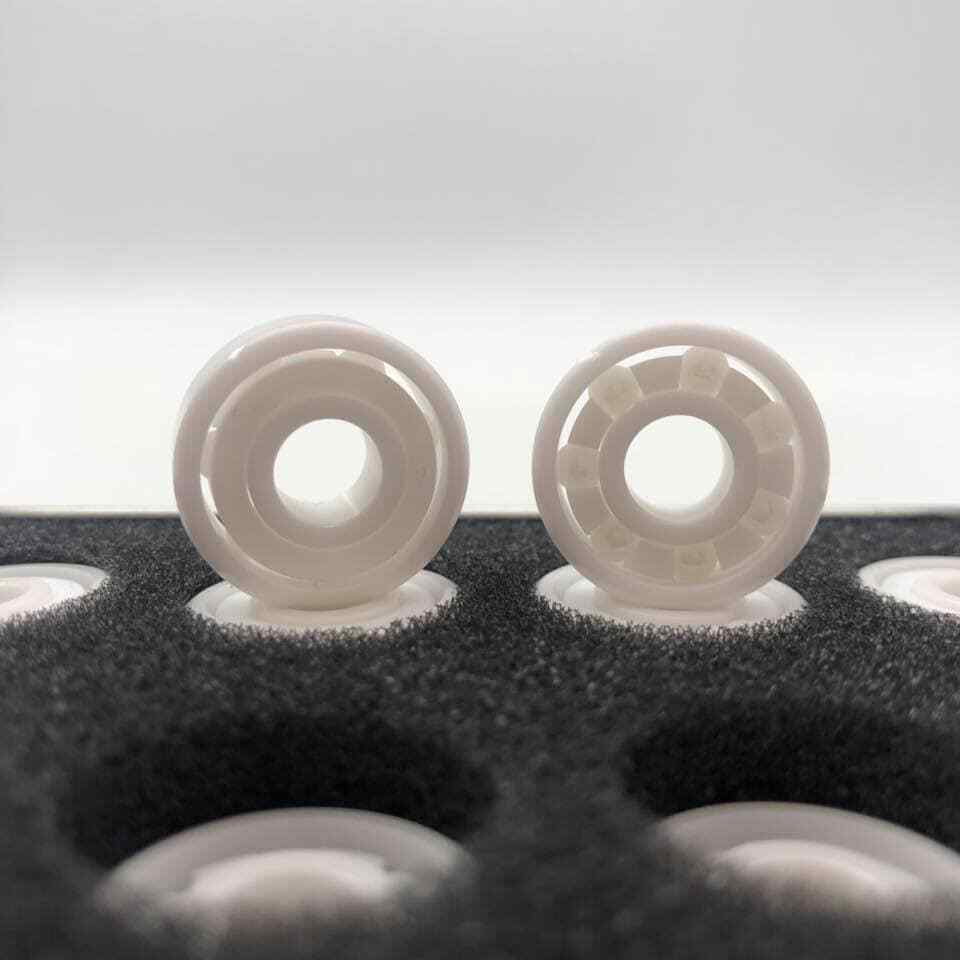 16 PCS Bearings 608 Full Ceramic in box ( ZrO2 Zirconium) for Skating