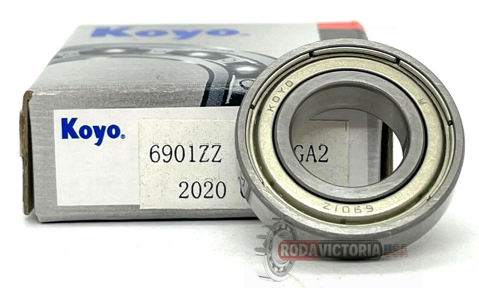 NEW KOYO JAPAN 6901 ZZ Deep Groove Ball Bearings 12x24x6mm 61901 ZZ