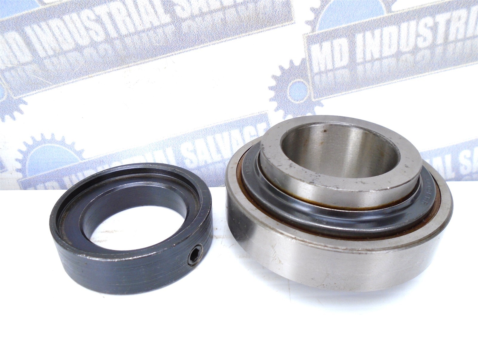 Fafnir – G1110KRR + Col – Insert Bearing w/ COLLAR – 42.86mm x 85mm x 22mm (NIB)