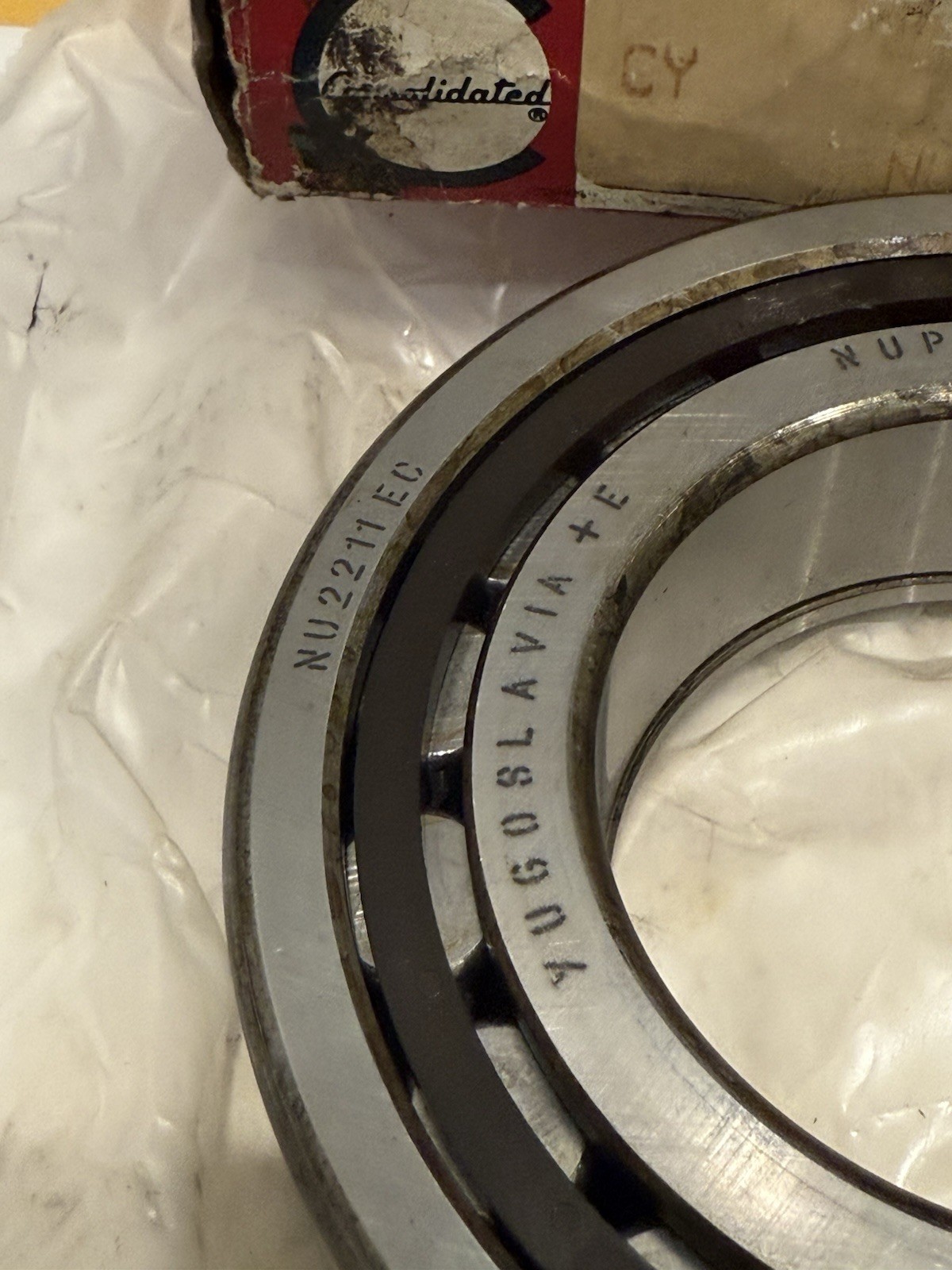 New Consolidated NUP2211 E Cylindrical Bearing, 55MM ID, 100MM OD, 25MM Width
