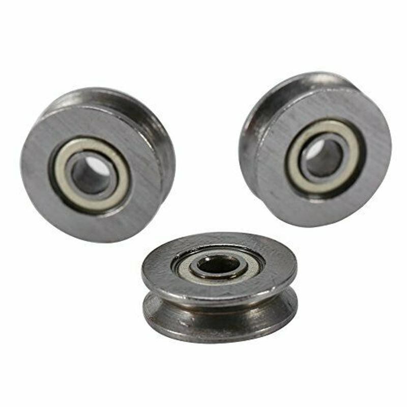 10Pcs V623ZZ Groove Guide Pulley Rail Ball Bearings For Linear Motion System