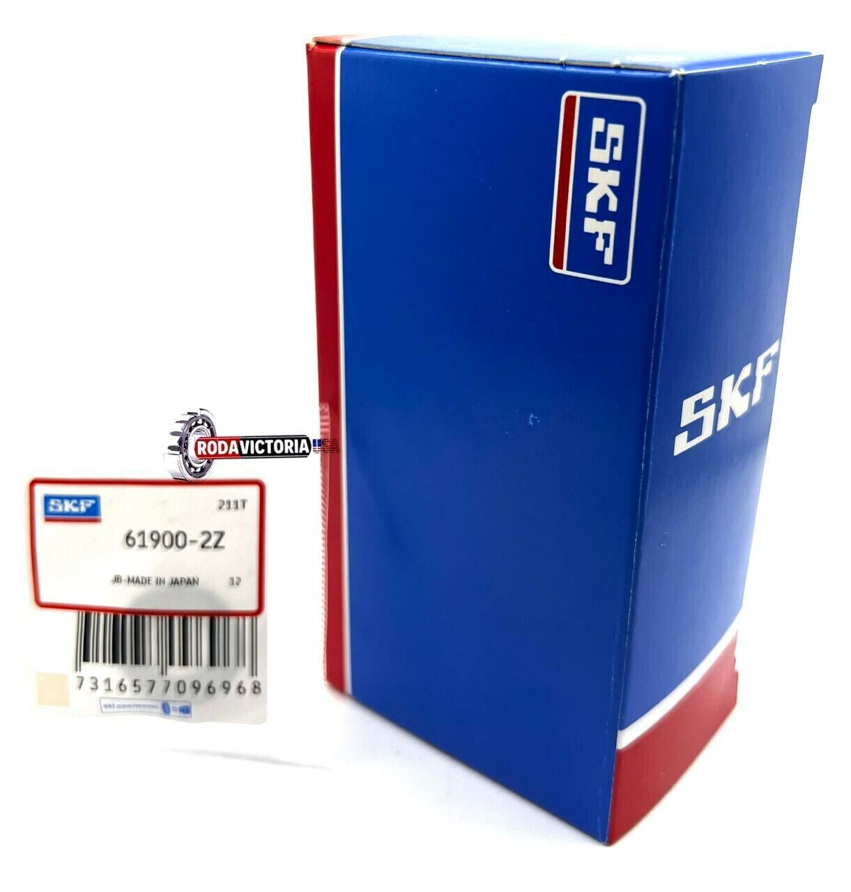 SKF 61900 ZZ DEEP GROOVE BALL BEARING, METAL SHIELDED 10x22x6mm 6900-ZZ