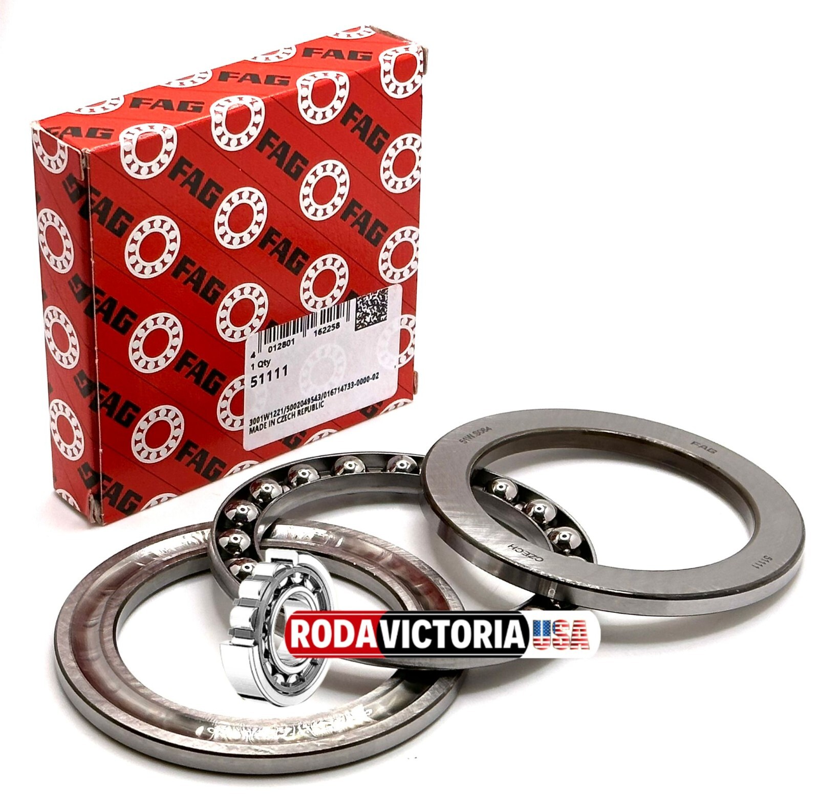 FAG (Schaeffler) 51111 Ball Thrust Bearing 55x78x16mm
