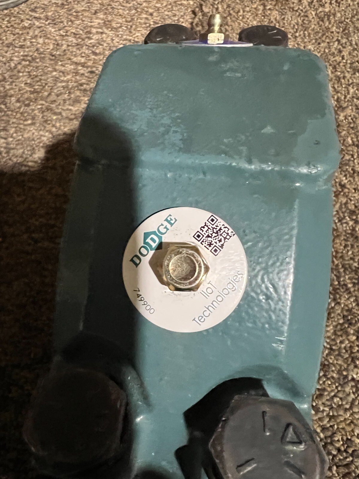 Dodge 070079 Pillow Block Roller Bearing Unit Blue Green