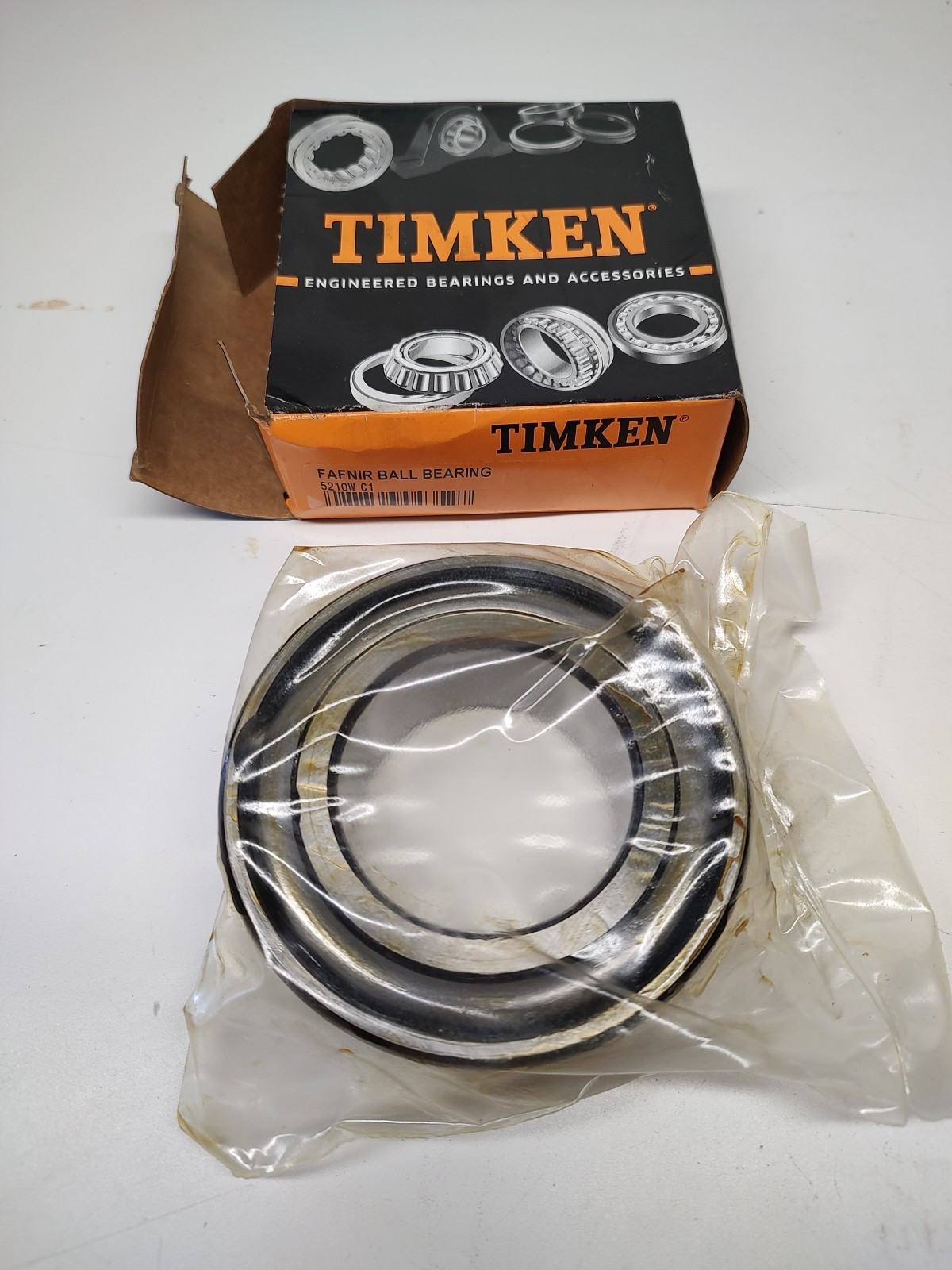 NEW TIMKEN 5210 W Max Type 50x90x30.2 Double Row Angular Contact Ball Bearing