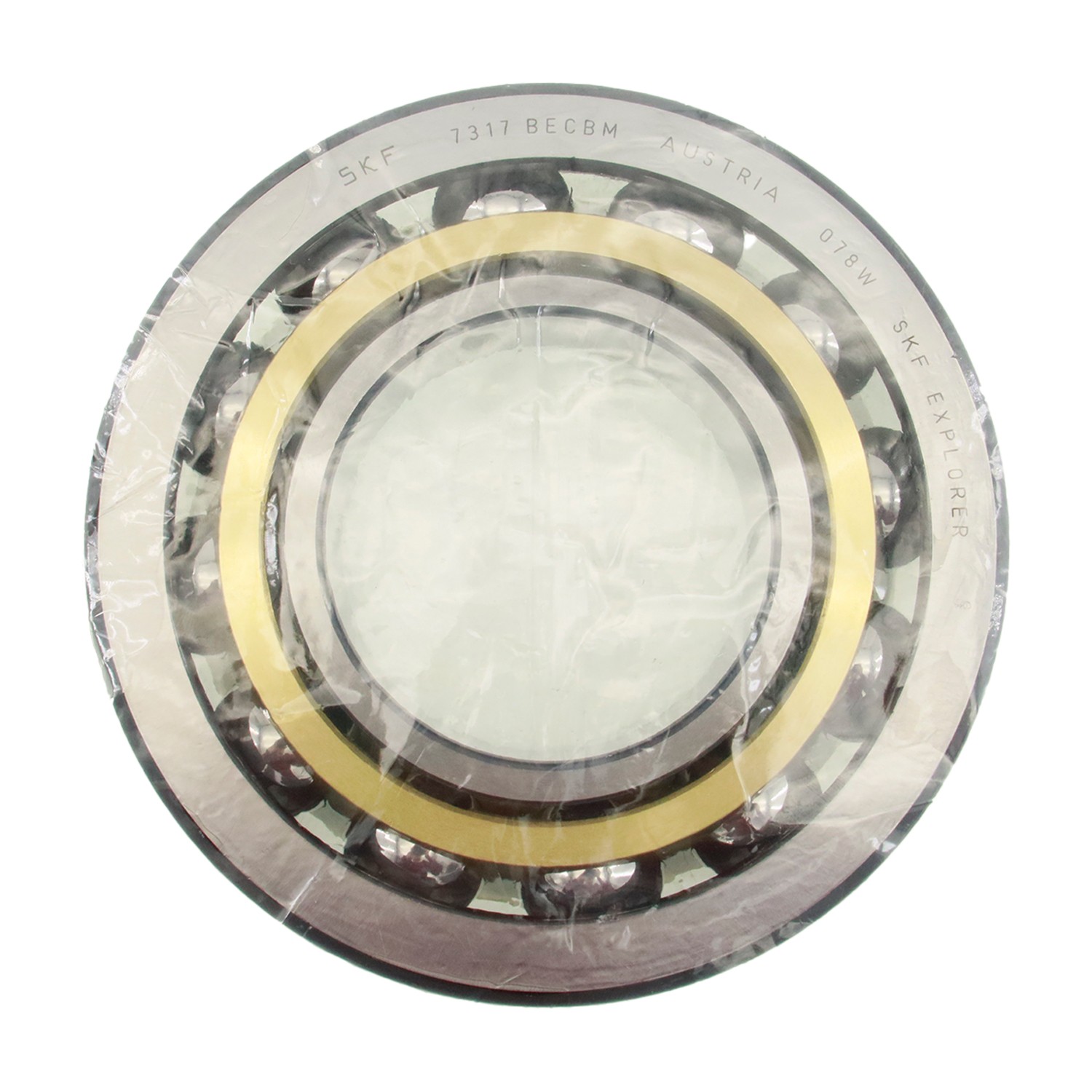 1pc 7317 BECBM single row angular contact ball bearing for SKF NEW