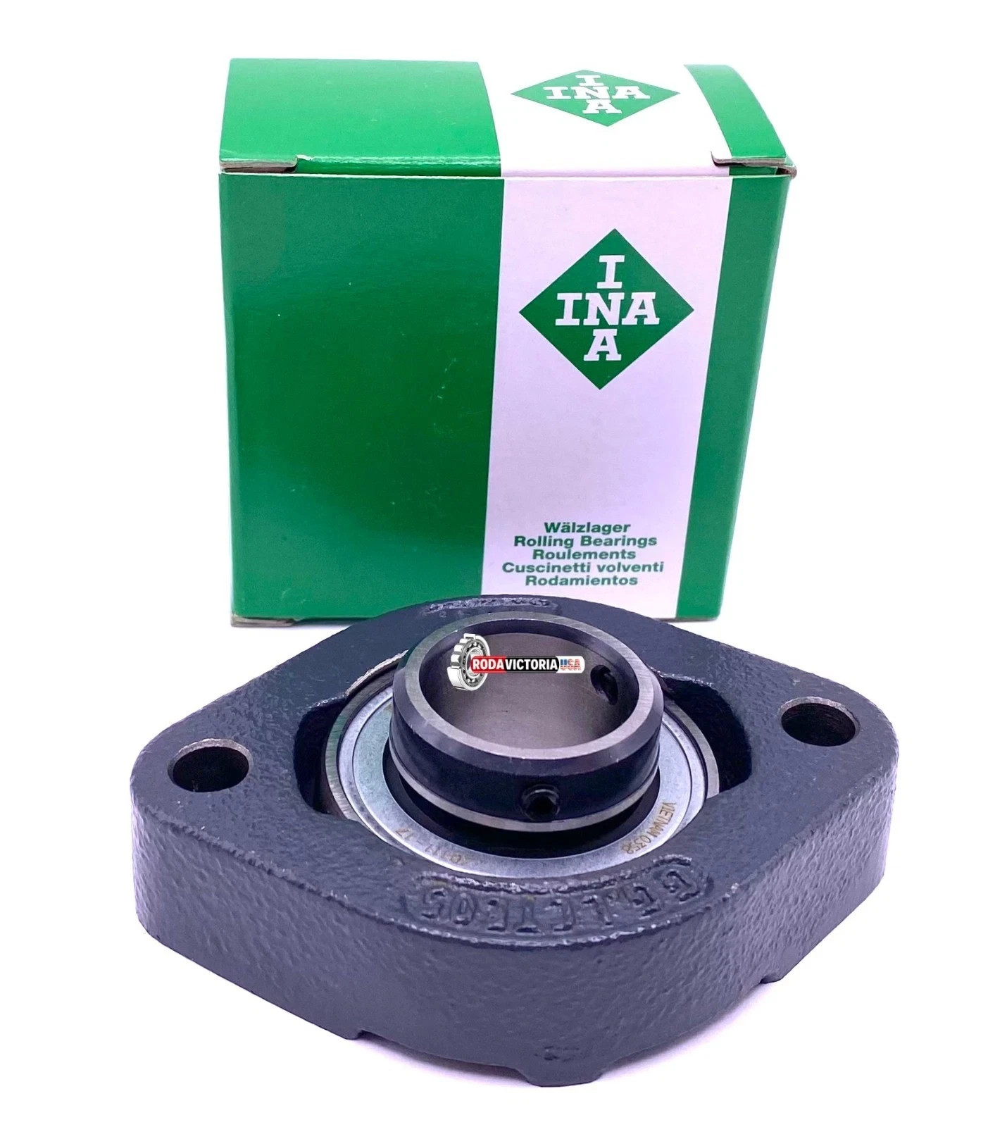 INA FLCTEY25 XL Two-Bolt Flanged Housing Unit FYTF25 RM 25mm ID
