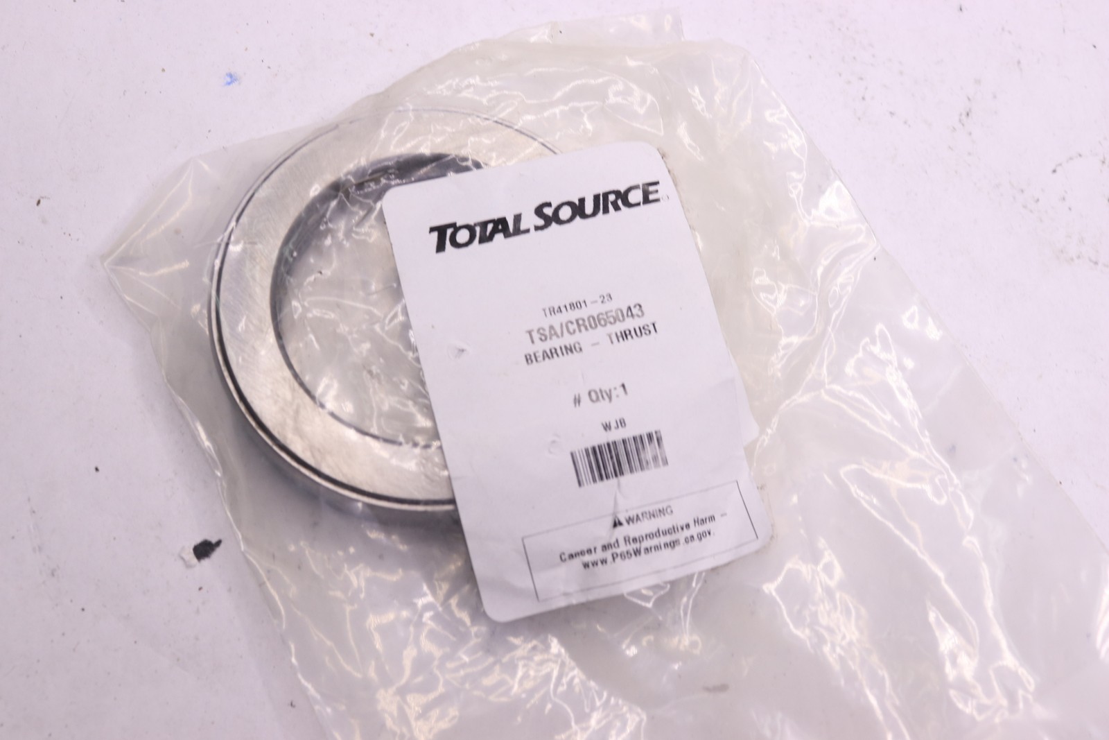 Total Source Thrust Ball Bearing TSA/CR065043 – As Shown Only