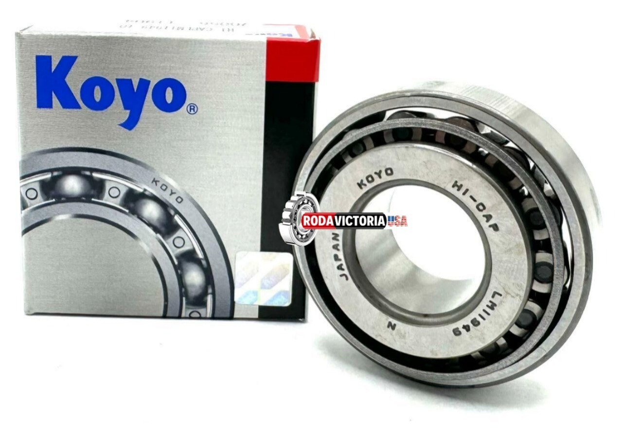 KOYO Japan HI-CAPLM 11949 / 10 Tapered Roller Bearing Cup and Cone 19.050×45.237