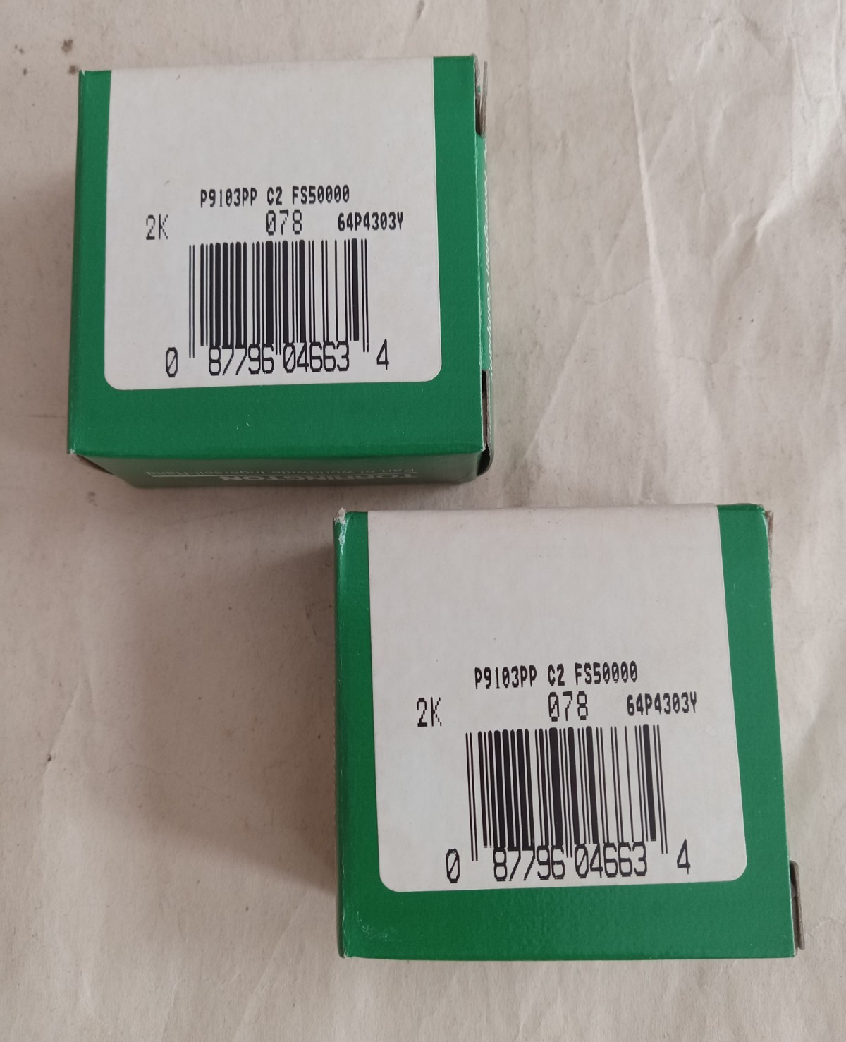 Fafnir 9103PP ** Pack of 2 ** 17mm X 35mm X 10mm Sealed Bearing