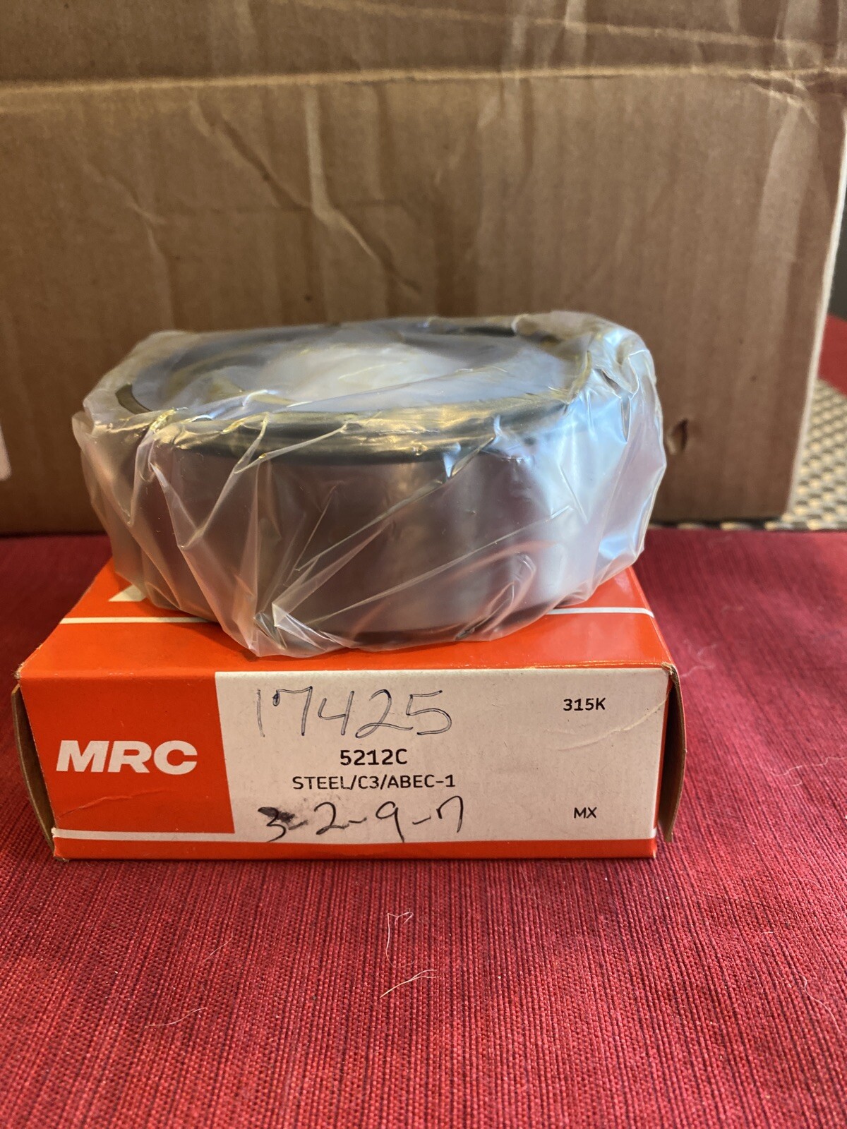 MRC 5212C STEEL/C3/ABEC-1 097741012485 New Sealed Fast USA Shipping Best Value