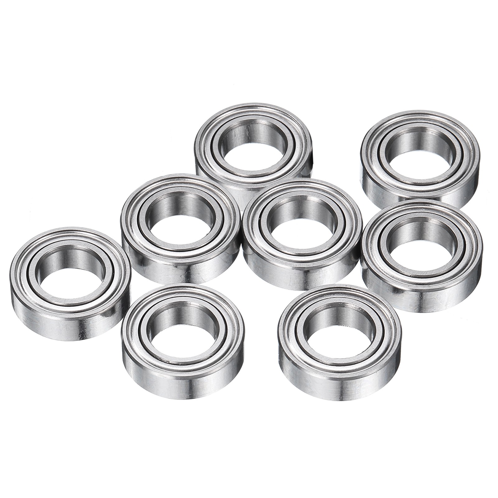 8Pcs MR137ZZ Deep Groove Ball Bearings, 7mm ID 13mm OD 4mm Width Bearing