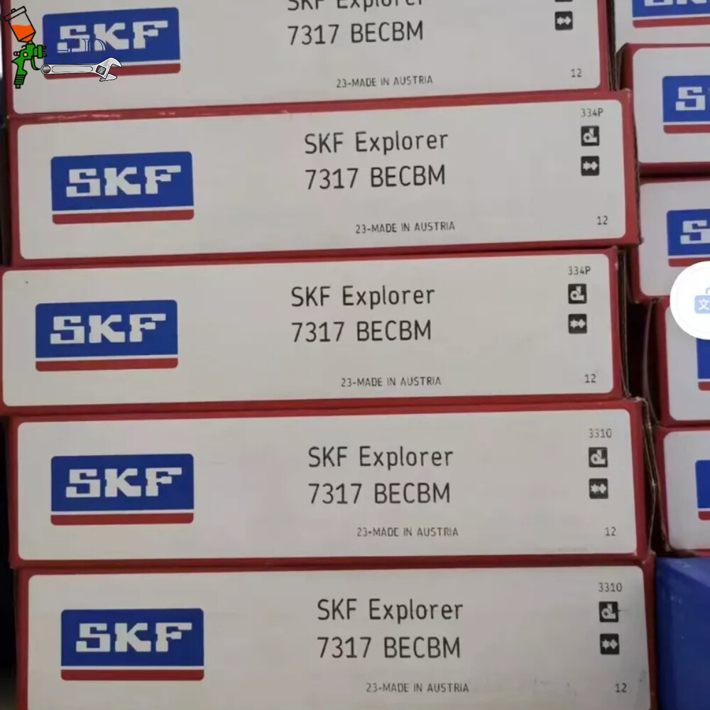1PCS NEW SKF 7317 BECBM single row angular contact ball bearing freight free