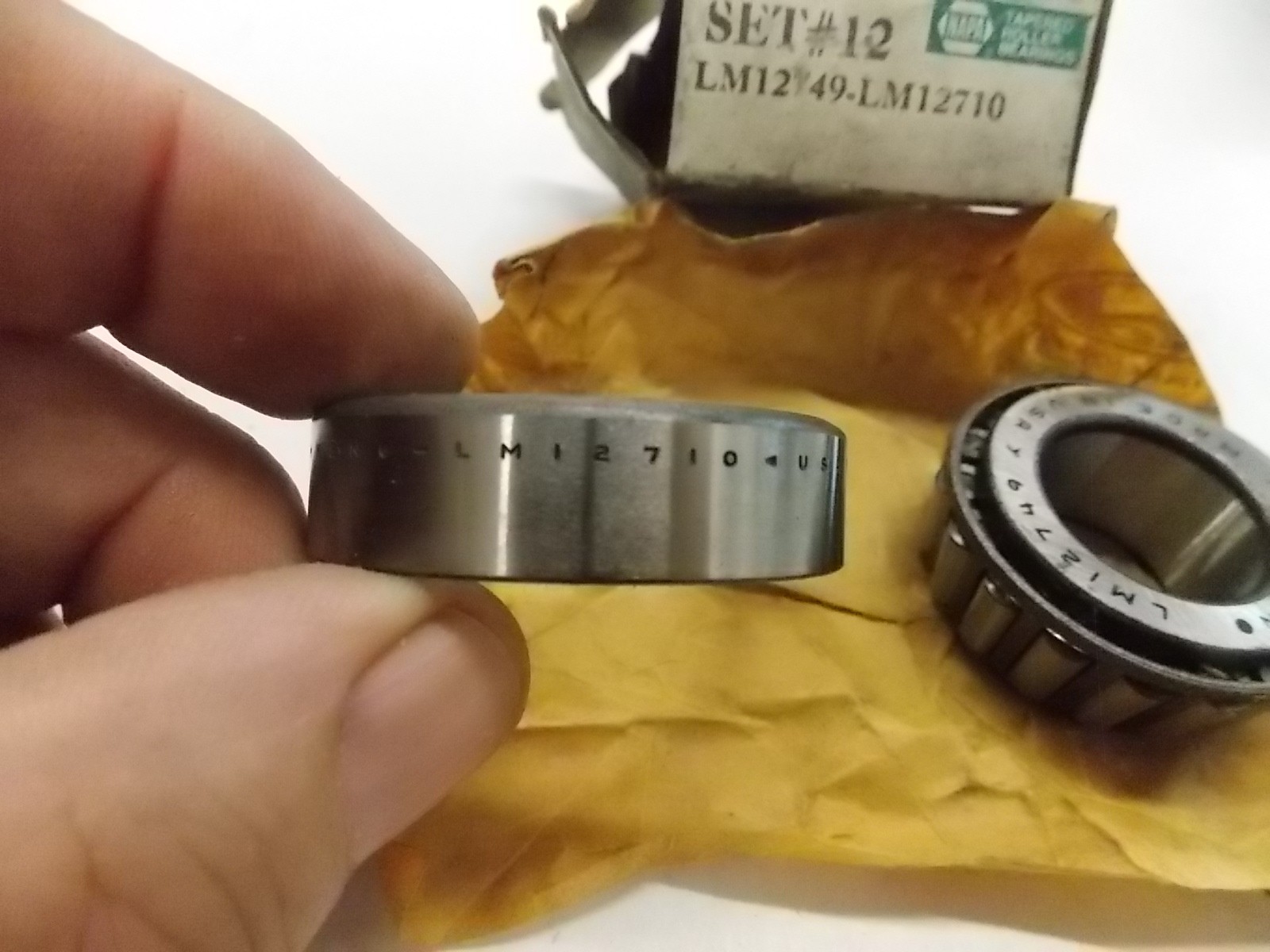New Timken Tapered Roller Bearing Set #12 LM12749/LM12710 J6