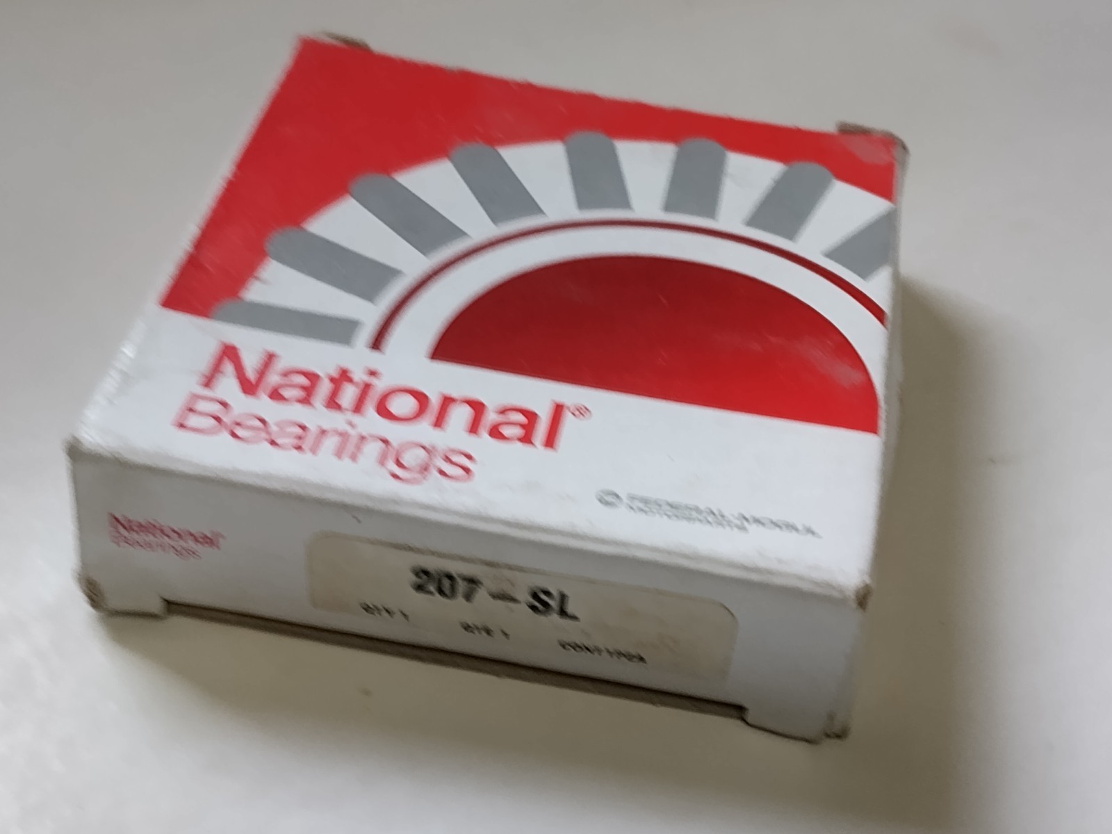 NOS National Bearings 207-SL 207SL Single-row Deep Groove Ball Bearing