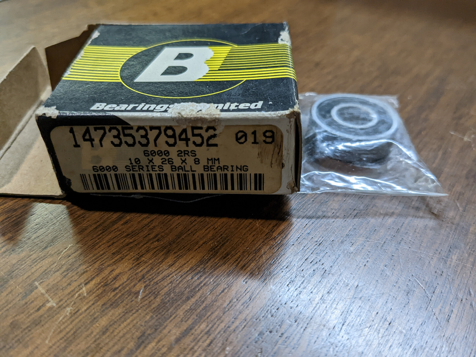 New 6000-2RS Ball Bearing Premium Rubber Sealed 10x26x8mm Bearings Limited