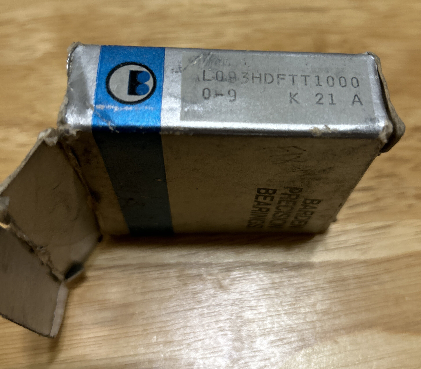 Barden L093H Angular Contact Bearing Ballscrew Support L093HDFTT1000