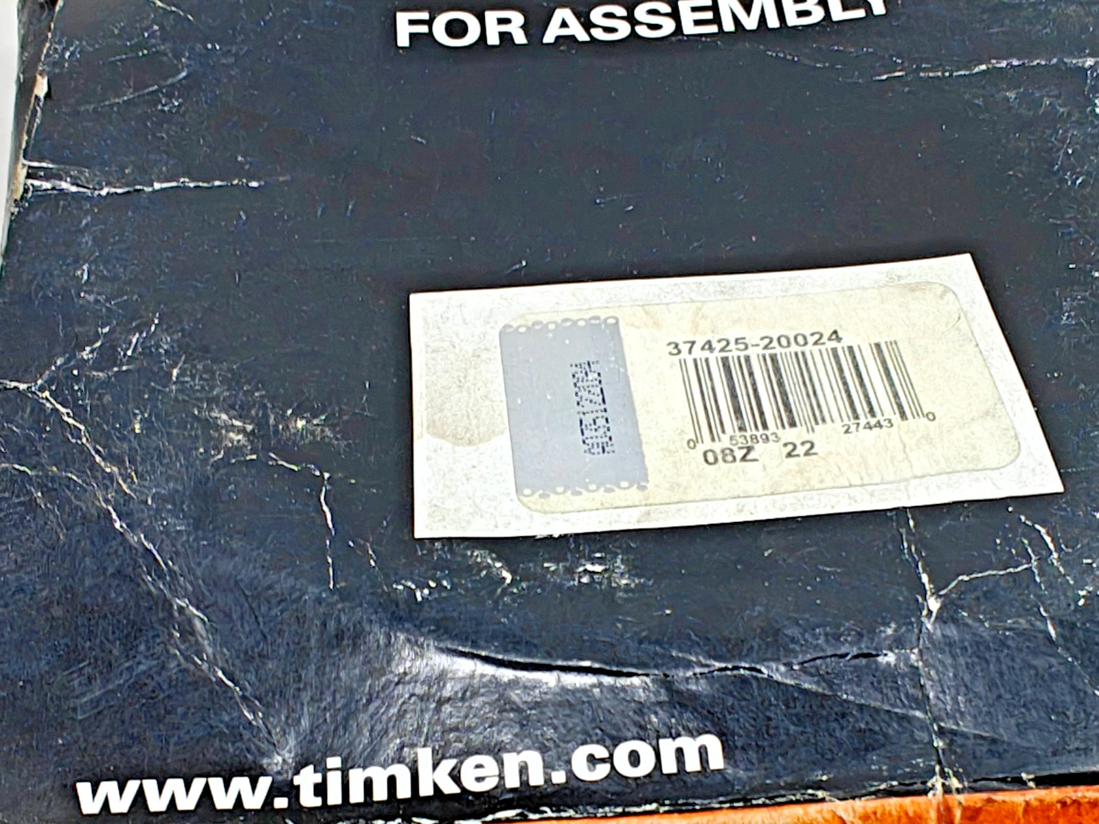 37425 Timken Tapered Roller Bearing Cone Only Timken 37425-20024 USA 4.25 in ID