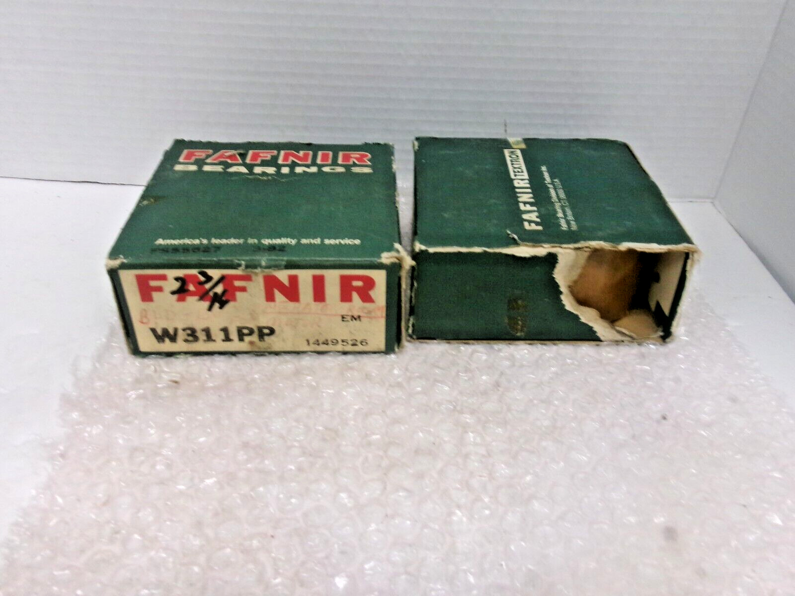 FAFNIR BEARING # W311PP, 2-3/16” (NEW)