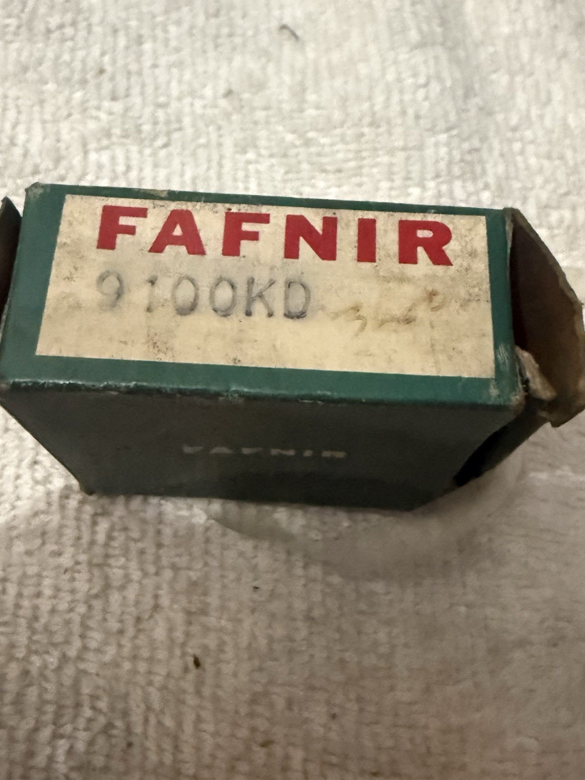 FAFNIR 9100KD Ball Bearing MPN 9100KD Model 9100KD Bearings Type Ball Bearing