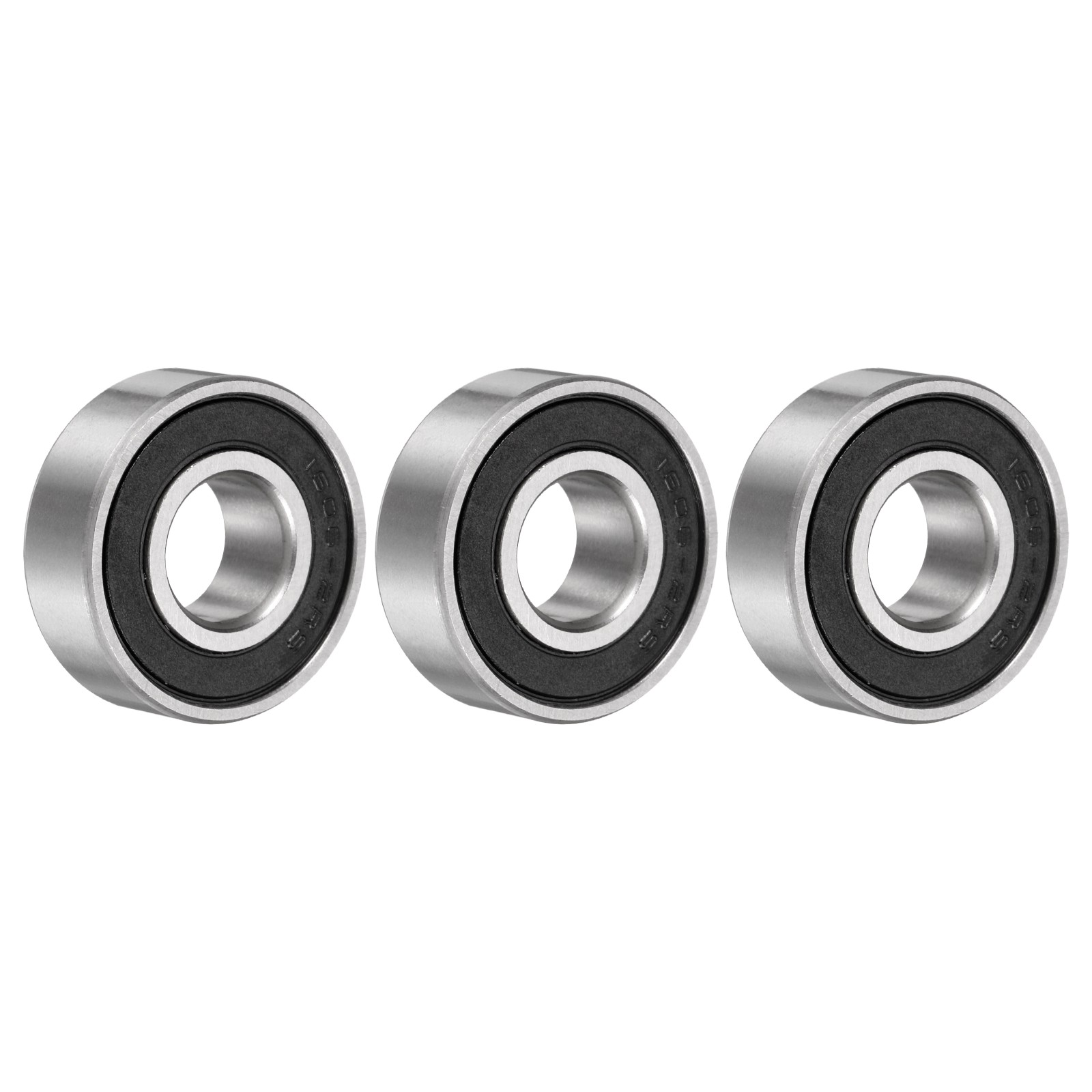 1606-2RS Deep Groove Ball Bearing, 3pcs, 3/8″ x 29/32″ x 5/16″, Z2 Double Rubber