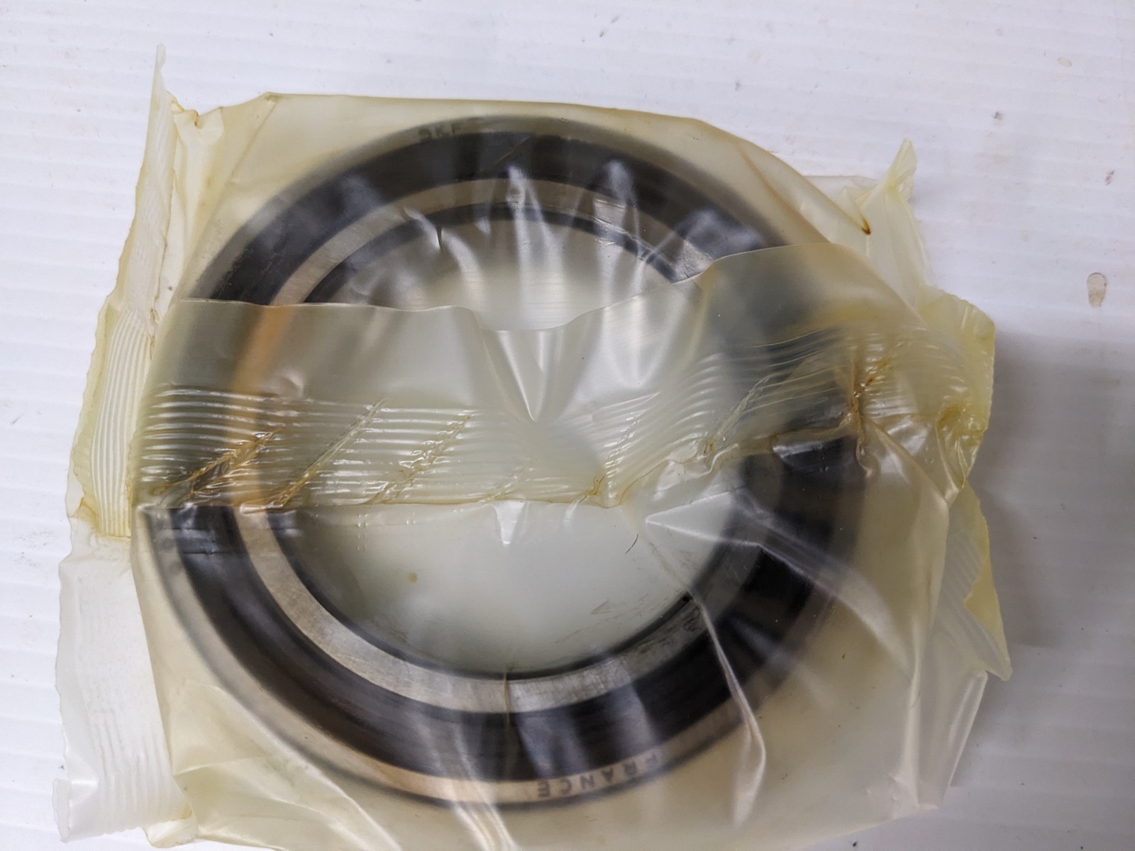SKF 6013 2RS1, sealed ball bearing, made in France.
