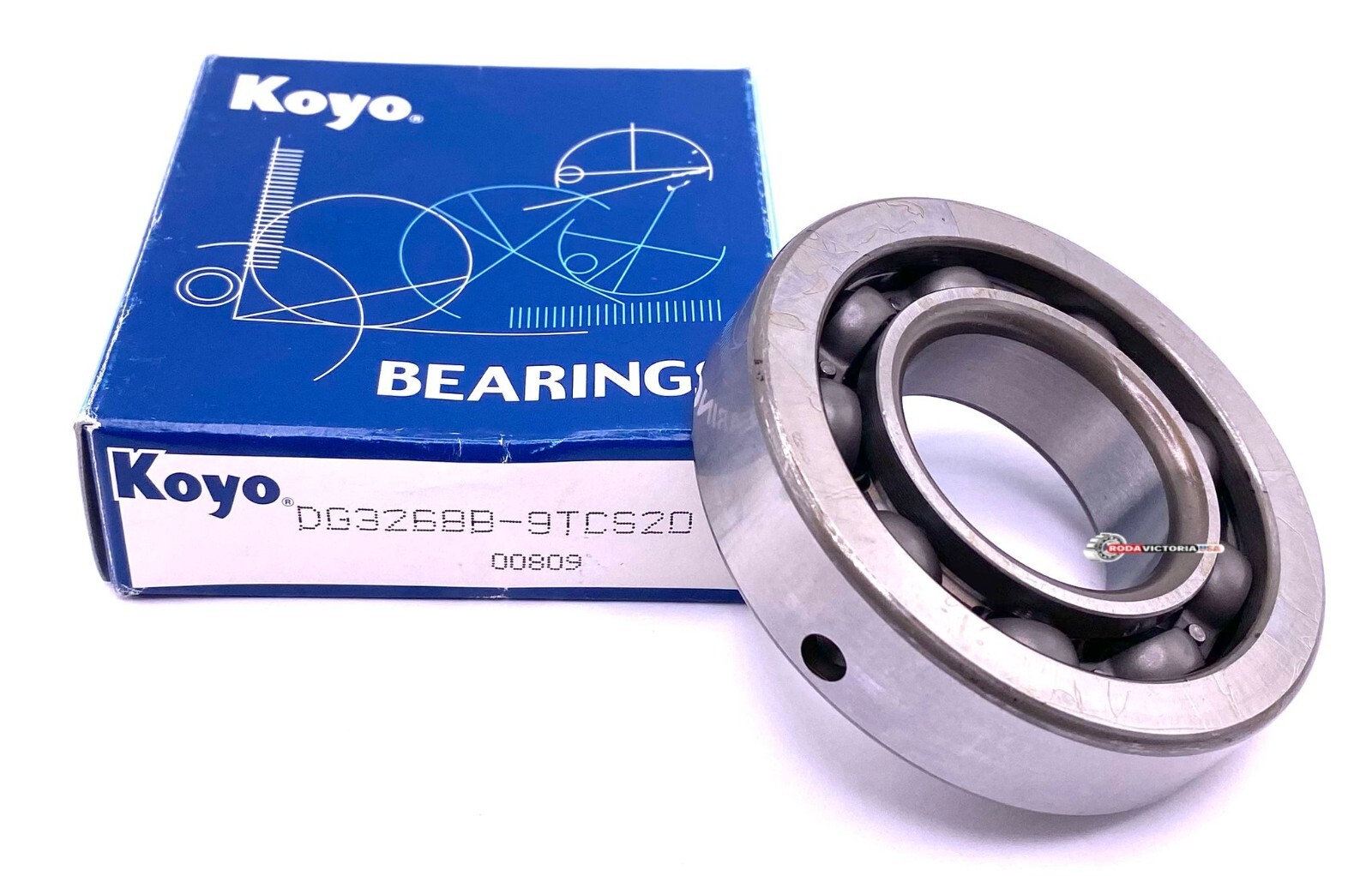 Koyo (JTEKT) DG3268B 9T CS20 Crankshaft Ball Bearing 32x68x16 mm