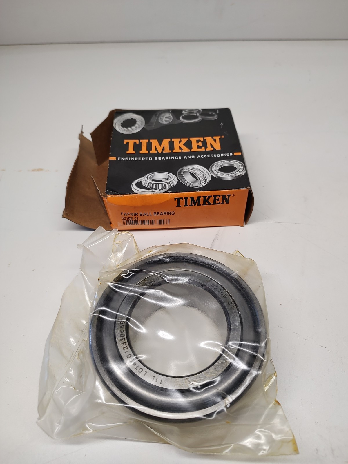 NEW TIMKEN 5210 W Max Type 50x90x30.2 Double Row Angular Contact Ball Bearing