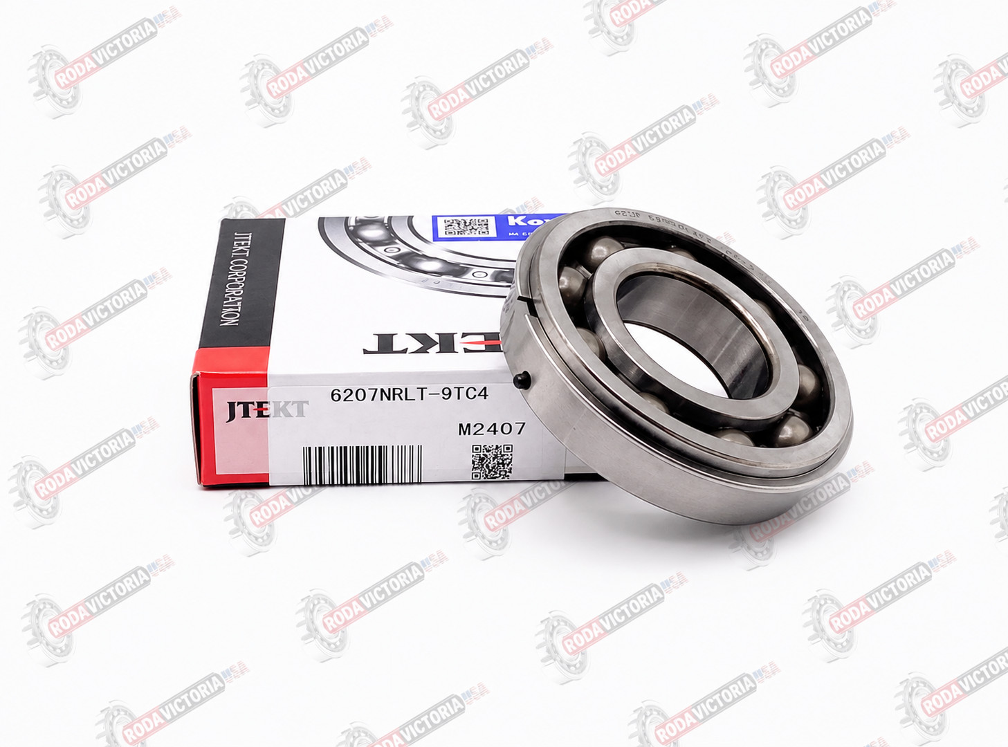 KOYO Japan 6207 NR LT 9T C4 Ball Bearing +Pin + Snap Ring 35x72x17 mm