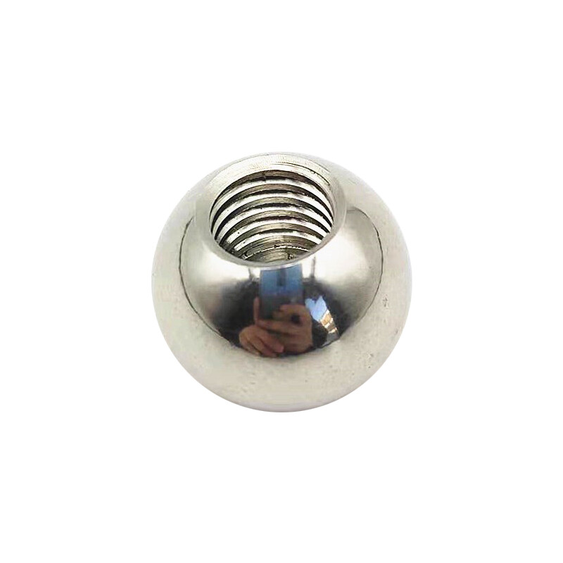Stainless Steel Solid Ball With M10 M12 M14 M16 M18 M20 Thread Ball OD 15-50mm