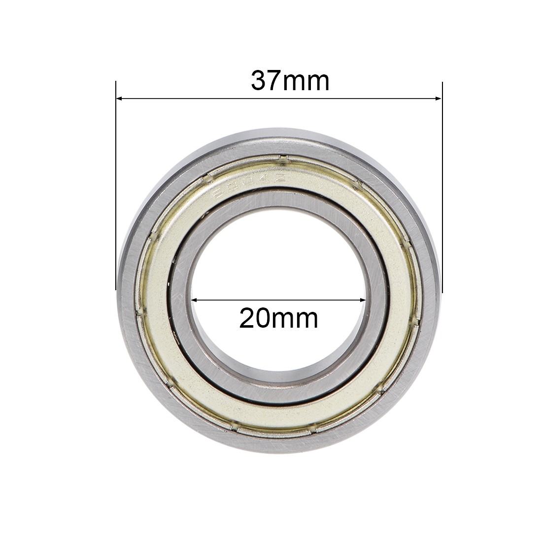 6904ZZ Deep Groove Ball Bearings Z2 20x37x9mm Double Shielded Carbon Steel 2pcs
