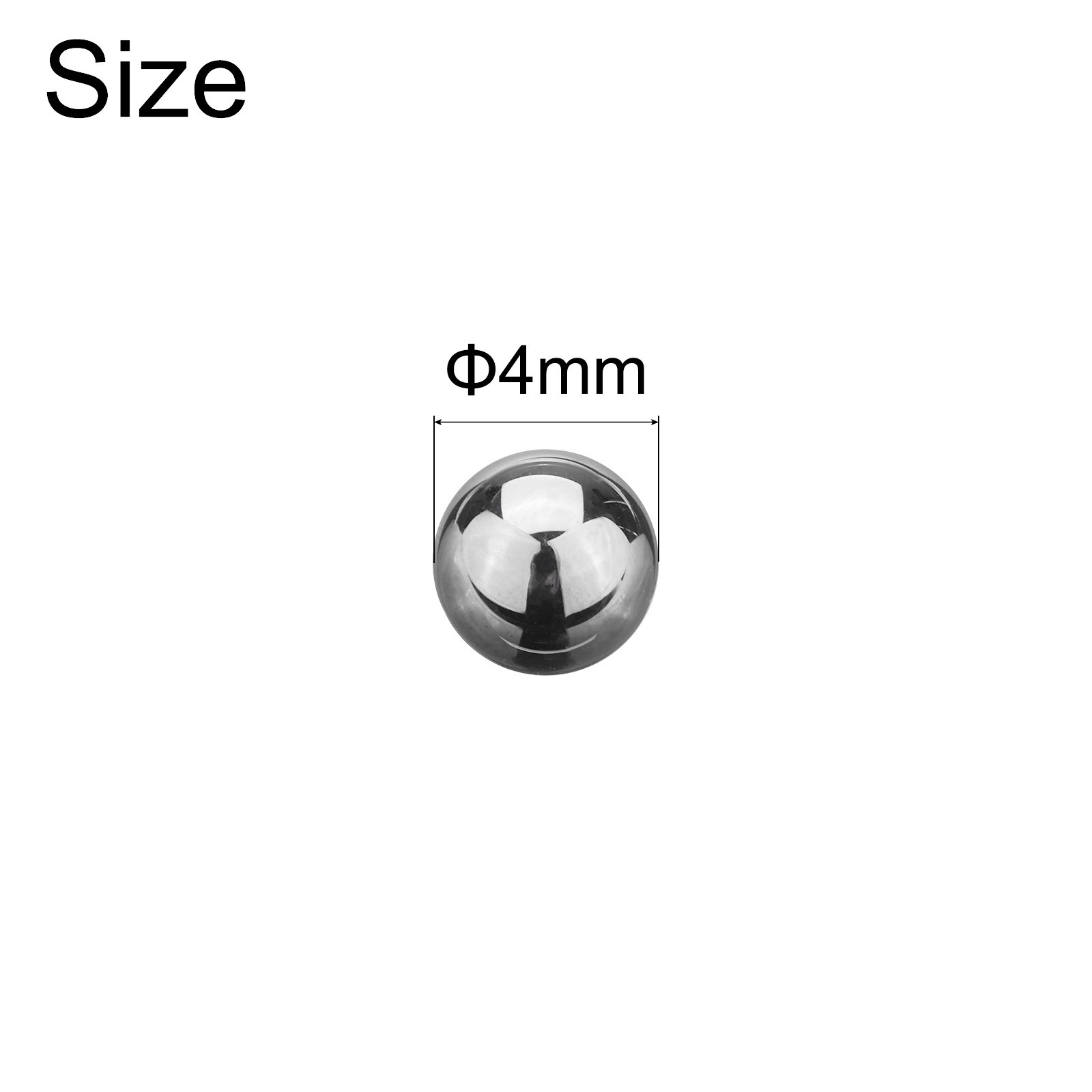 20pcs Tungsten Bearing Balls 4mm Tungsten Carbide Precision Ball, G5 Grade