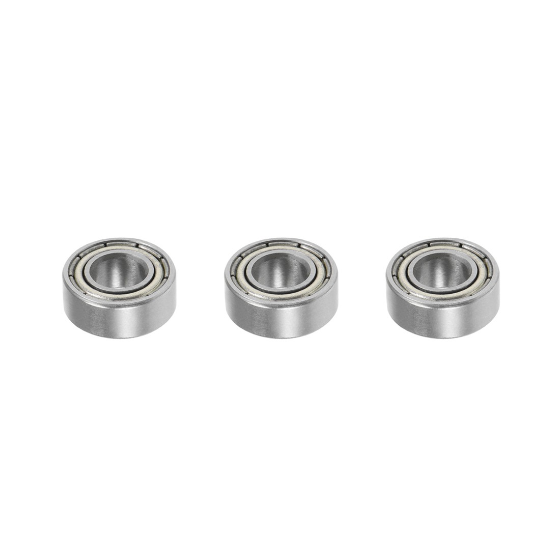 5 PCS 6mm X 13mm X 5mm Double Shielded Bearings Carbon Steel 686ZZ