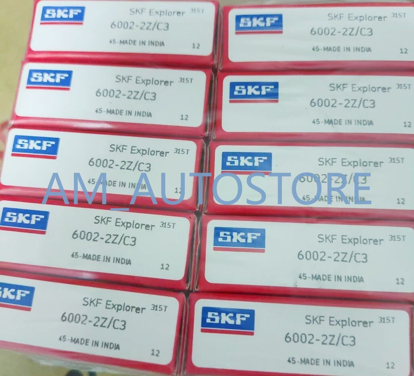 1PC SKF 6002-2Z/C3 single row deep groove ball bearing New