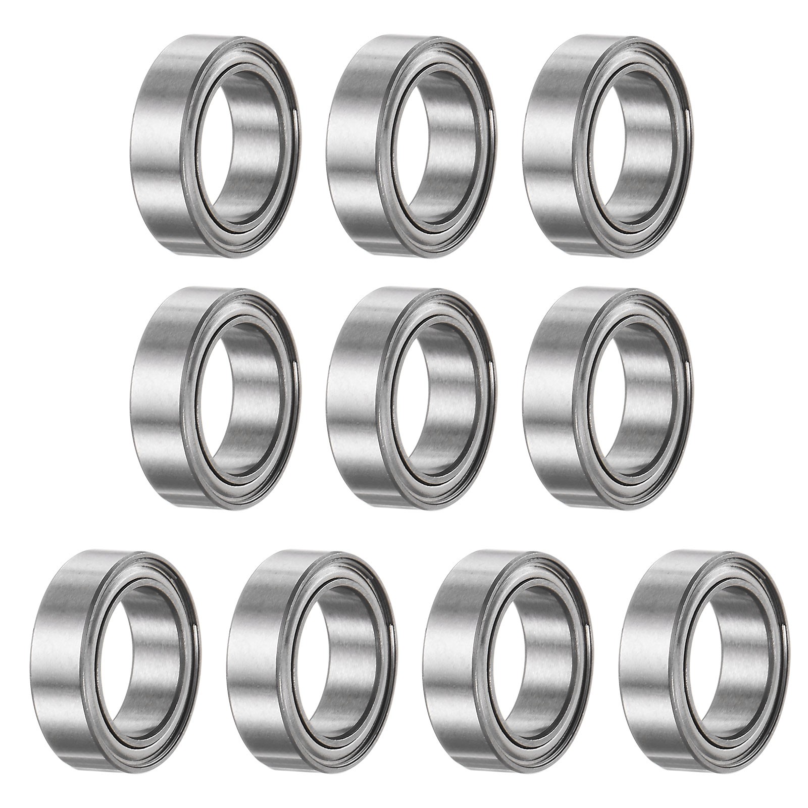 10pcs MR128ZZ Bearings 8x12x3.5mm Chrome Steel Bearing Double Shielded ABEC3