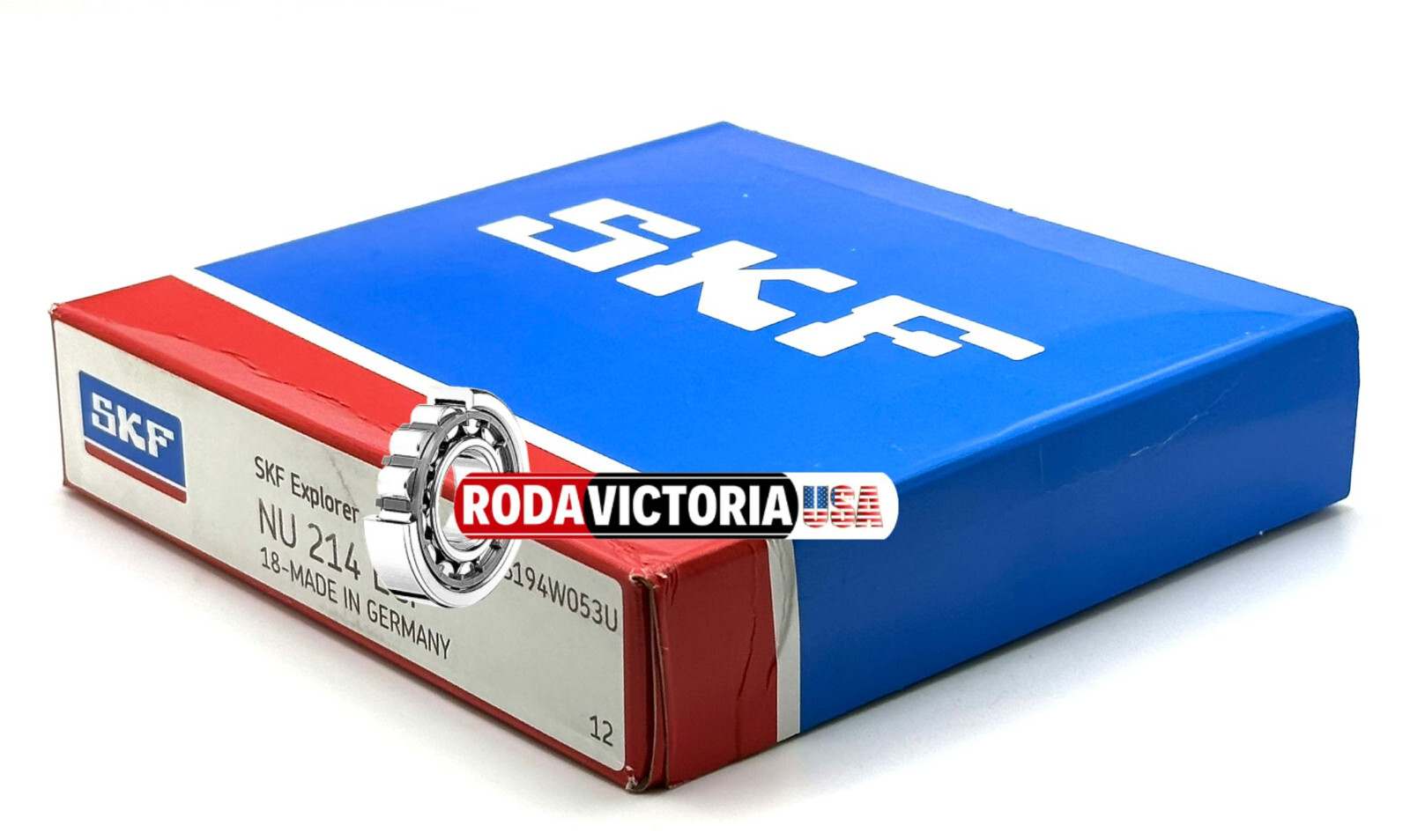 SKF GERMANY NU214 ECP C3 CYLINDRICAL ROLLER BEARING 70x125x24mm SKF