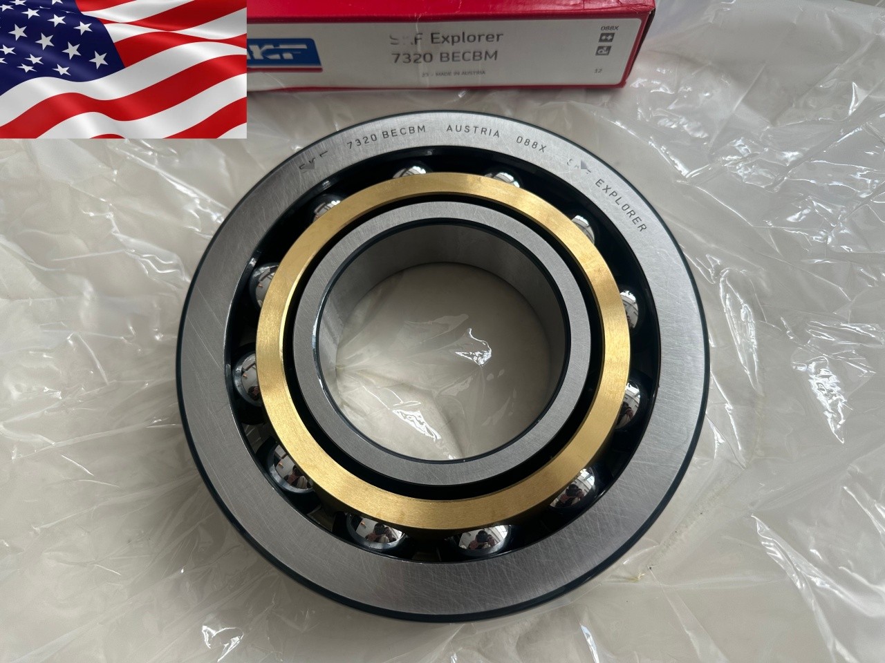 NEW FOR 7320 BECBM Angular Contact Ball Bearings 100x215x47 FREE SHIPPING
