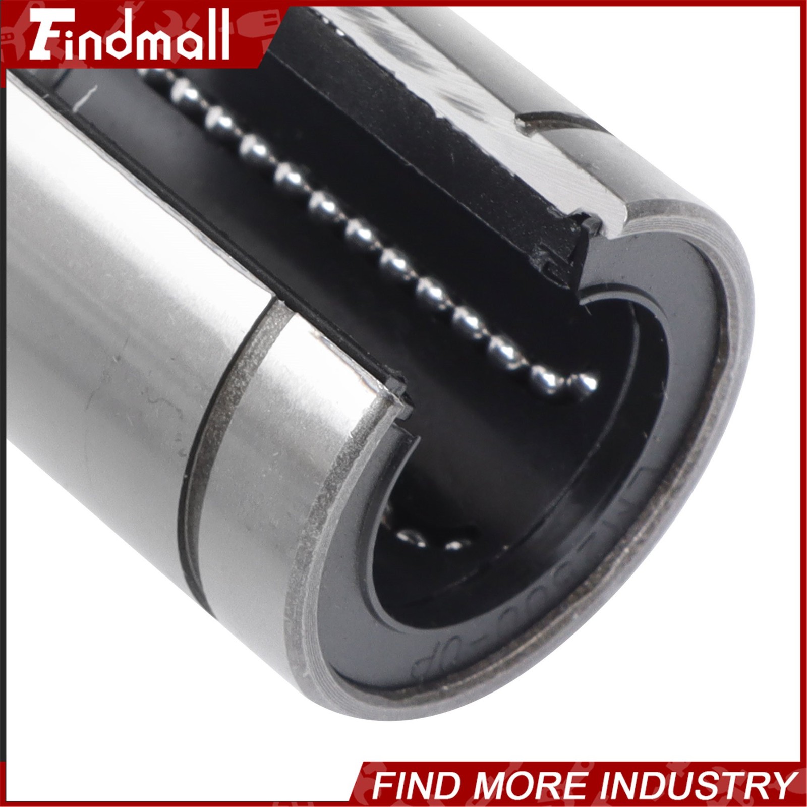 Findmall 4pcs LM25UUOP Open Linear Ball Bearings 25x40x59mm – CNC Machine Parts