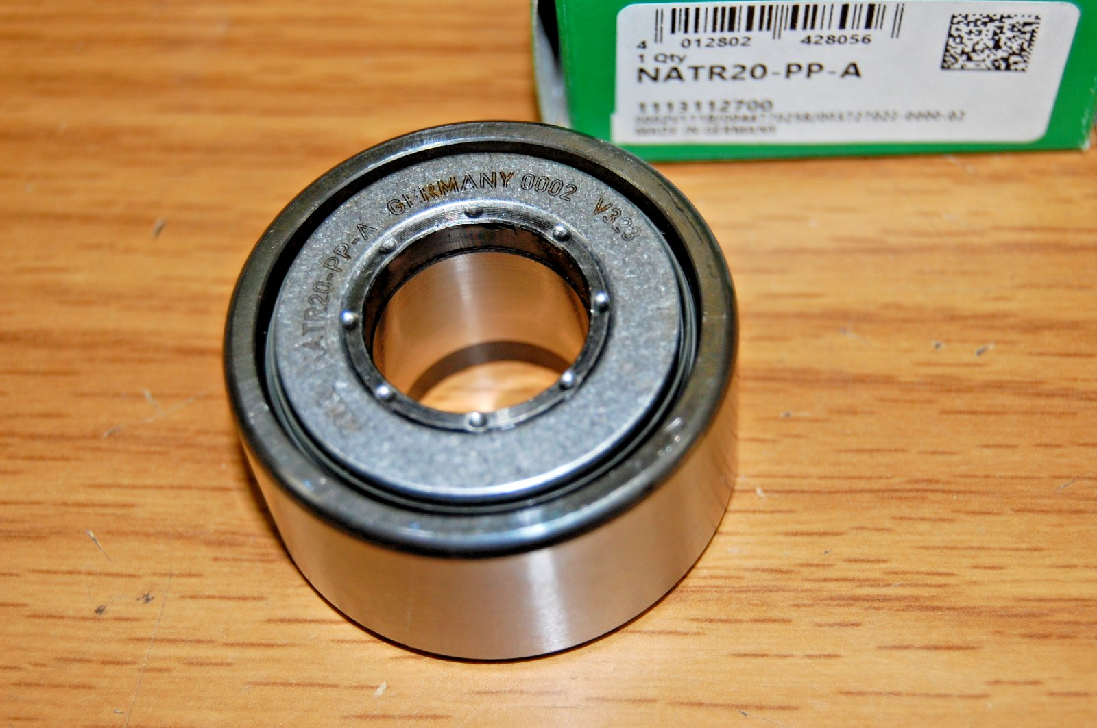 INA NATR20-PP-A Crowned Yoke Roller 20mm ID X 47mm OD X 25mm W Sealed NATR20PPA