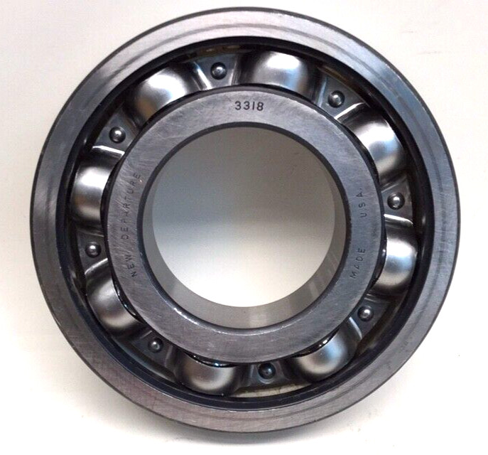 New Departure 3318 Single Row Ball Bearing No Shields 318K 6318 6318NR 6318C3