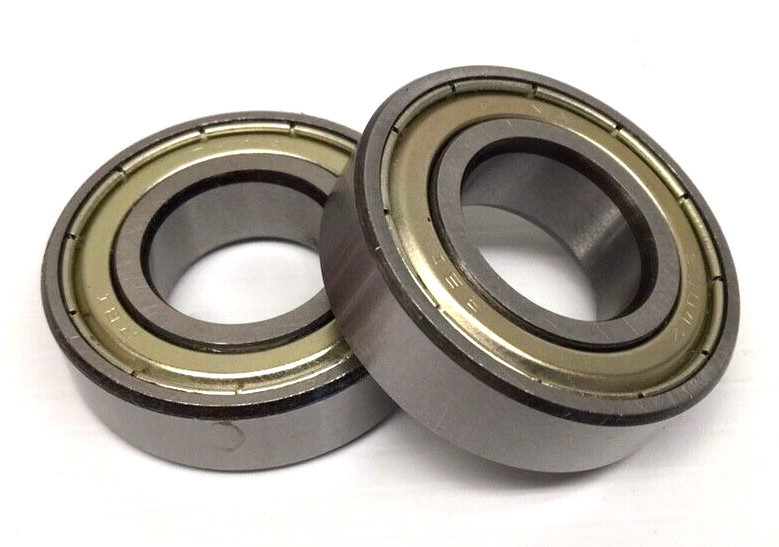 RBI 6004ZZ Ball Bearing 20mm ID 42mm OD 12mm Width Double Shielded (Pack Of 2)