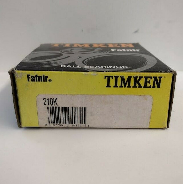 TIMKEN (FAFNIR) 210K RADIAL BEARING, OPEN, 50mm BORE