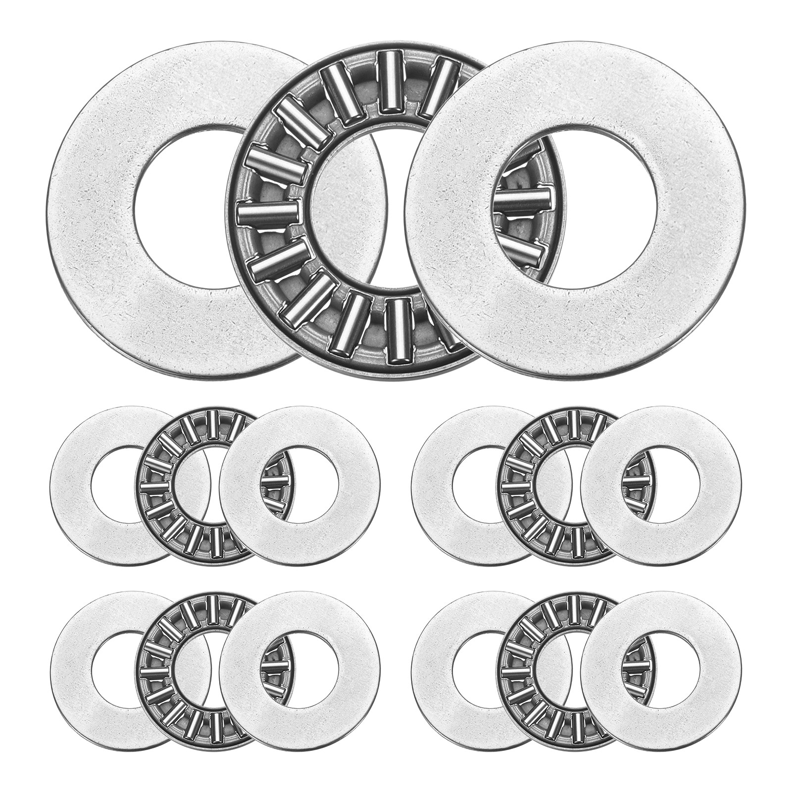 5 Sets AXK1226+2AS Thrust Needle Roller Bearings 12x26x4mm, P5 (ABEC 5)