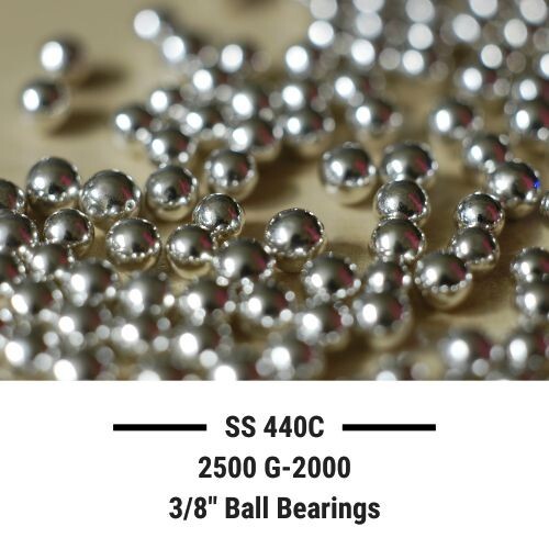 2500 – 3/8″ Inch G2000 Precision 440C Stainless Steel Bearing Balls