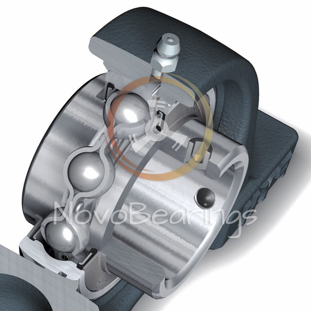 UCP212-39 Plummer block housing unit for 61,913 mm shaft (138×241 mm) by SNR
