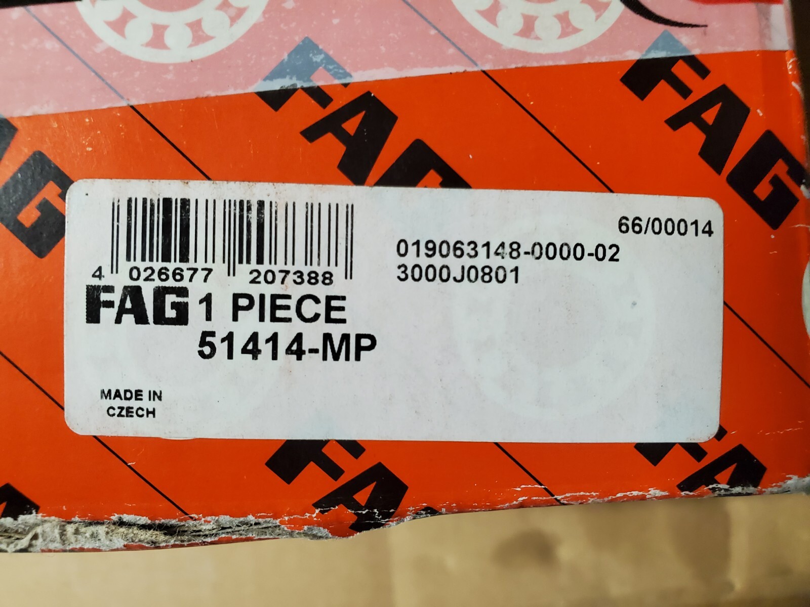 FAG 51414-mp bearing