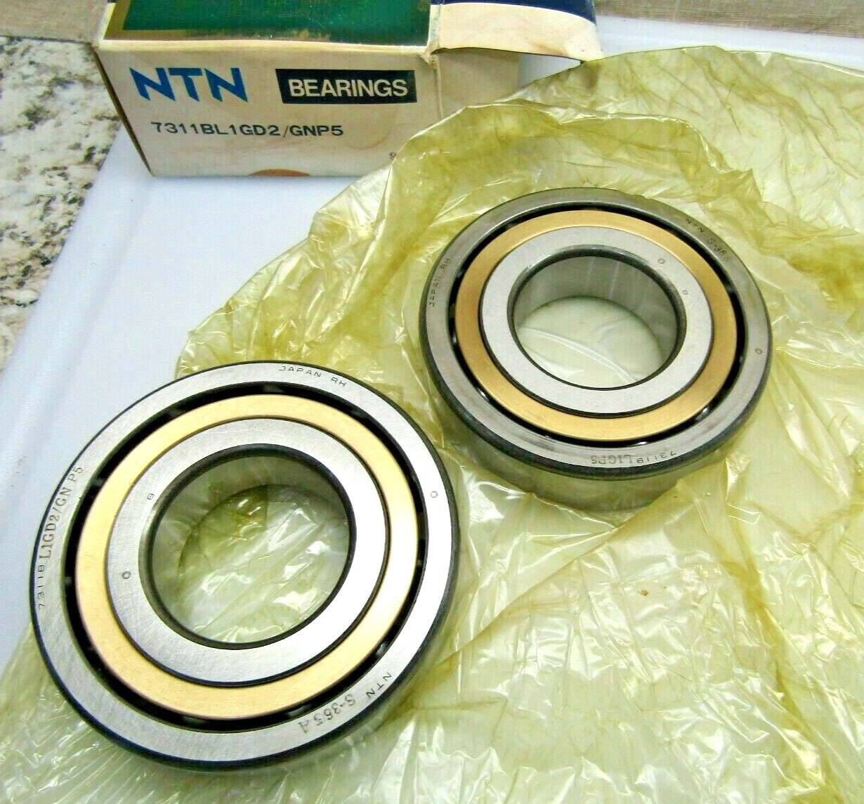 NTN 7311BL1G D2 GNP5 Precision 2 Bearing Set 55mm X 120mm X 58mm