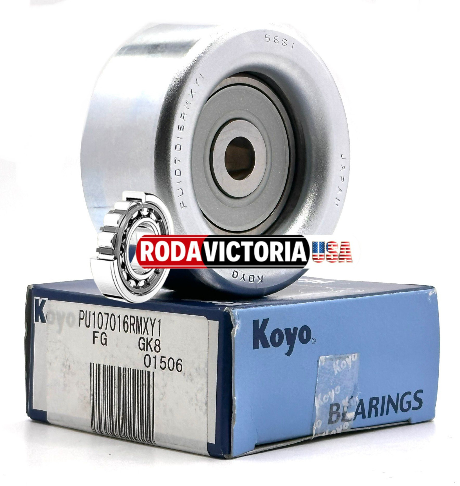 KOYO PU107016RMXIdler Pulley Fits:OEM#16604-31030 Lexus 2006-2022 Toyota 2003-22